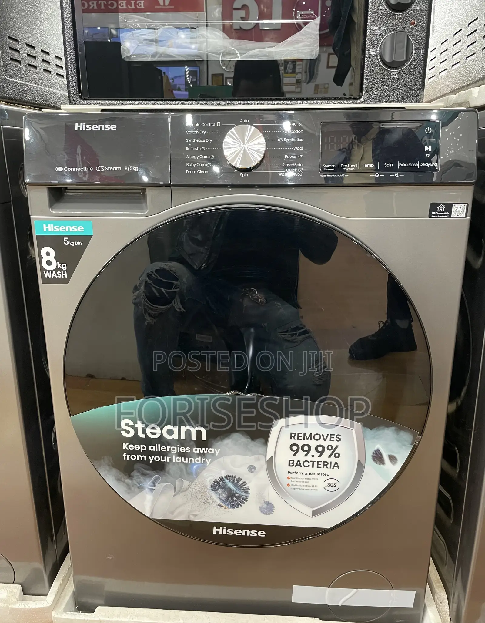8kgs Hisense Washing Machine Wash Dry