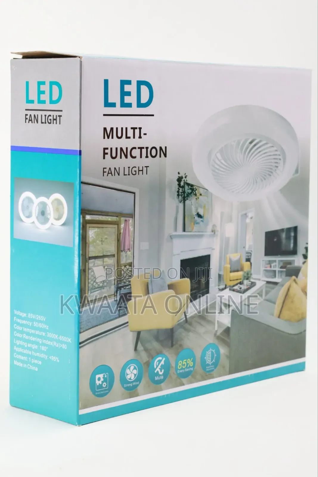 2in1 Ceiling Fan and Light E27 30w Fan With Remote Control