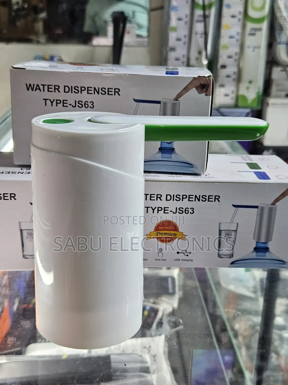 Rechargeable Water Dispenser Type-Js63 – Usb Charging