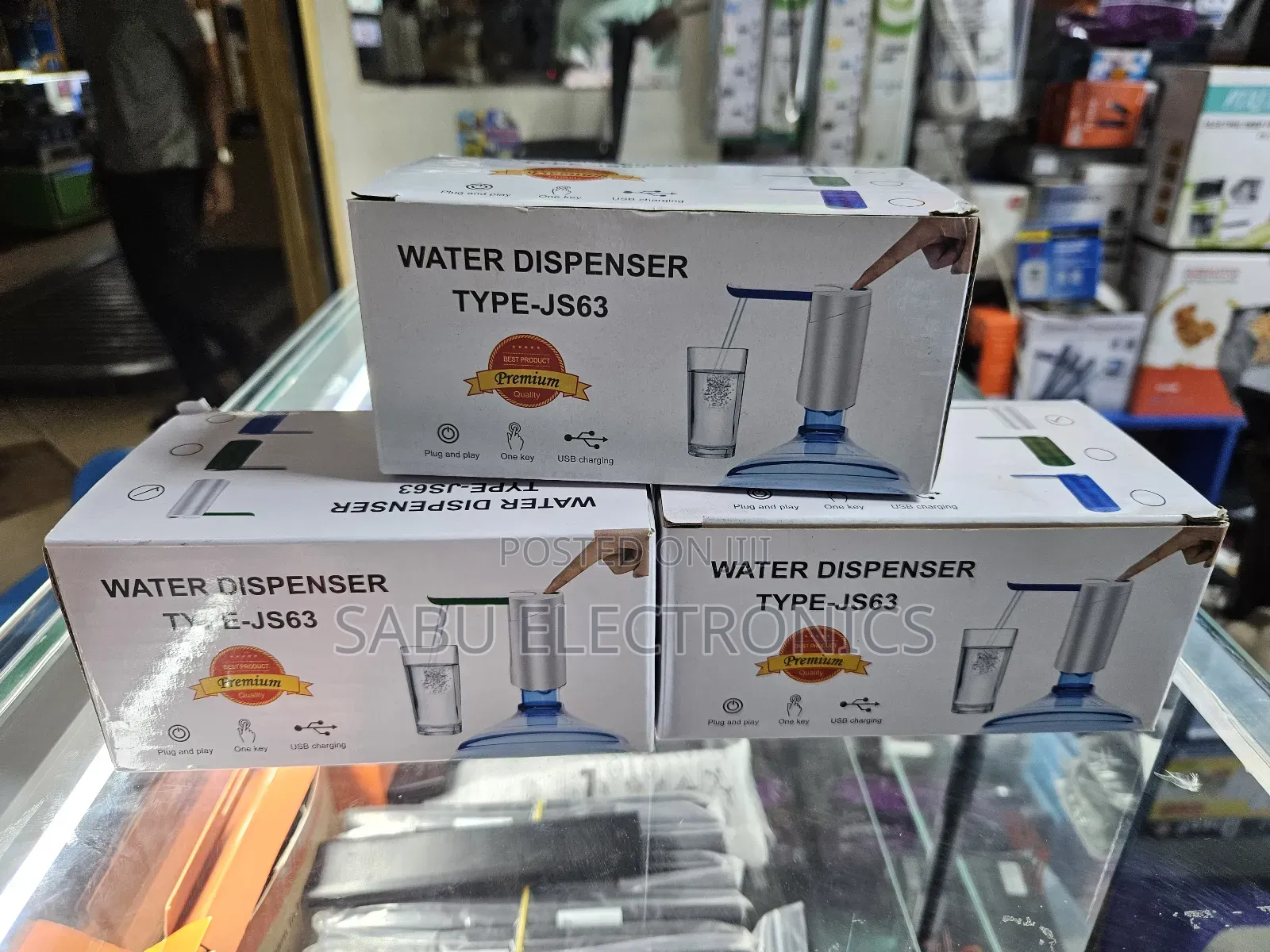 Rechargeable Water Dispenser Type-Js63 – Usb Charging