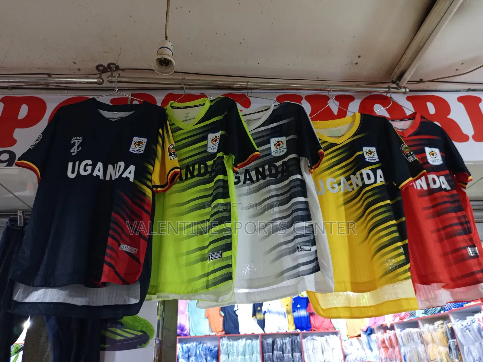 Face Visit Uganda Crane Jersey Original Material All Colors