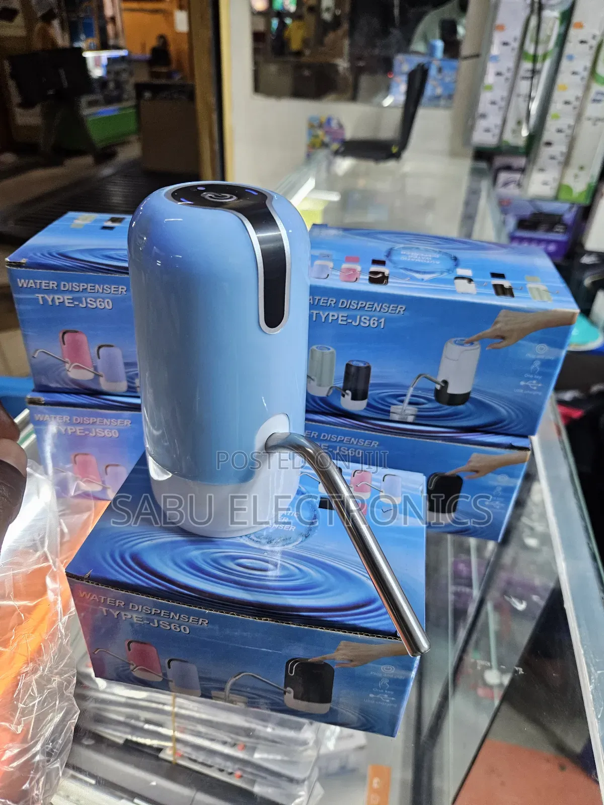 Electric Bottle Top Water Dispenser – Portable Easy Use