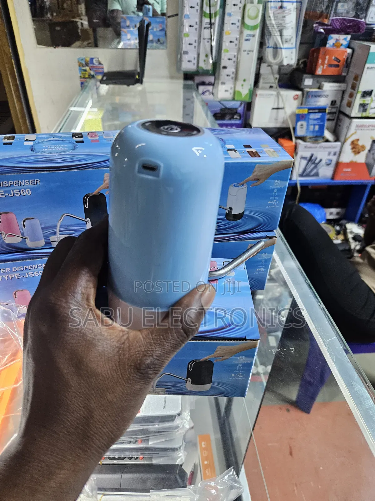 Electric Bottle Top Water Dispenser – Portable Easy Use