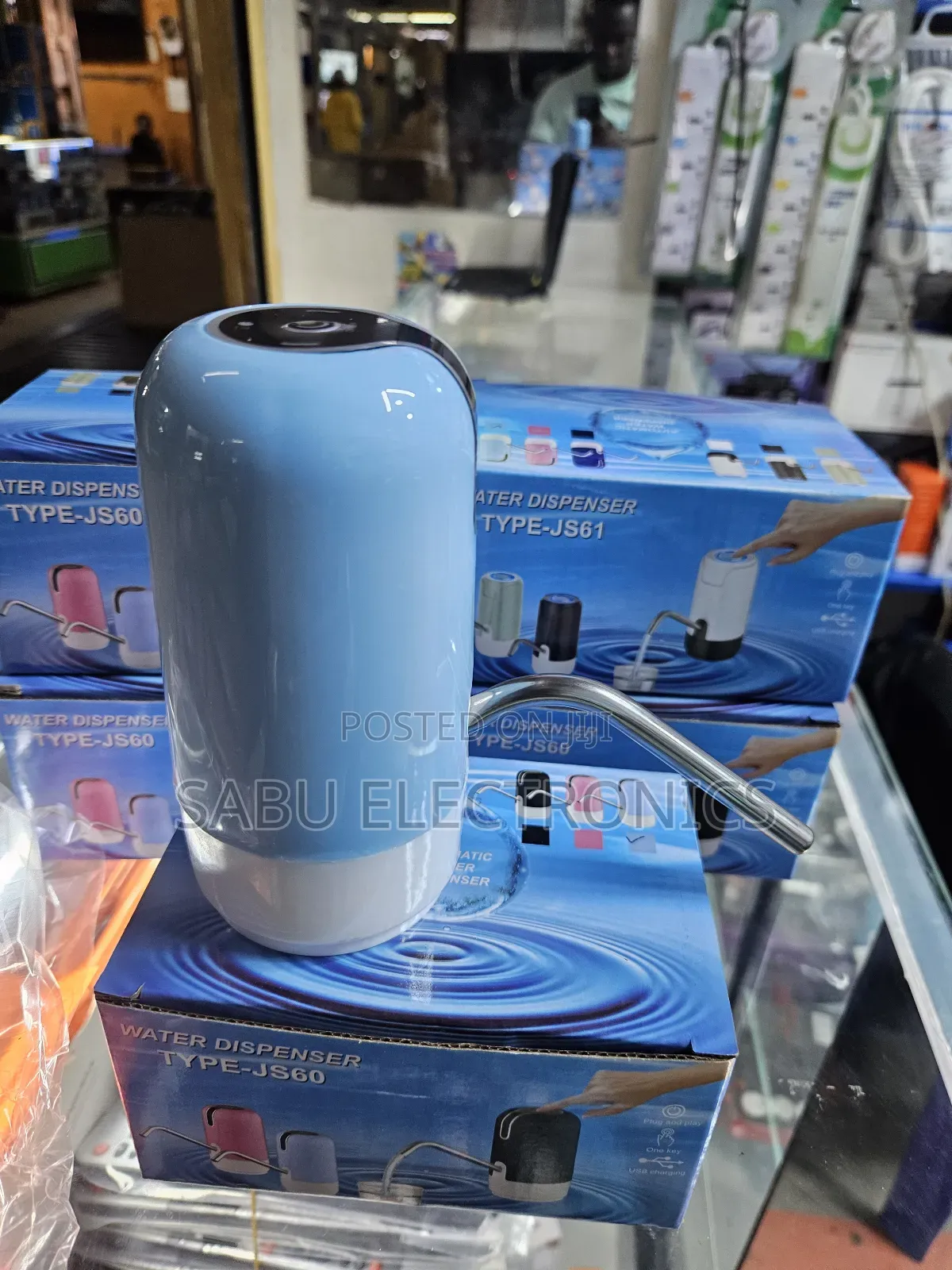Electric Bottle Top Water Dispenser – Portable Easy Use