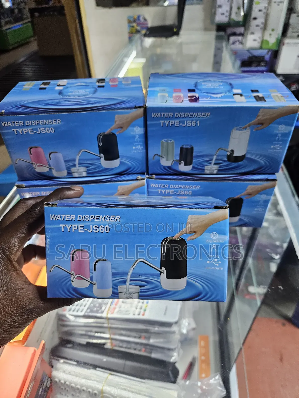 Electric Bottle Top Water Dispenser – Portable Easy Use