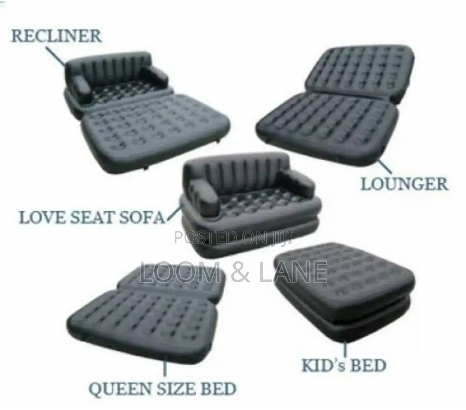 Air Mattress Sofa Couch and Bed With Air Pump