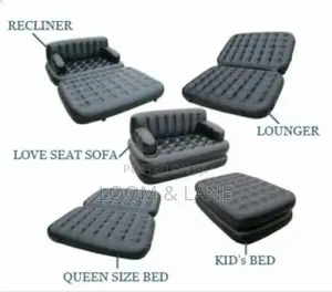 Air Mattress Sofa Couch and Bed With Air Pump