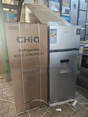 Chiq 270 Liters Double Door Refrigerator New