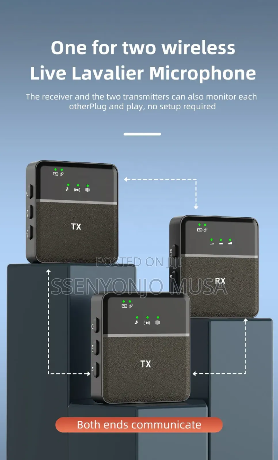 Sx31 Wireless Microphone - 3-in-1 Multi-Functional Mic