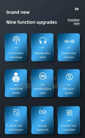 Sx31 Wireless Microphone - 3-in-1 Multi-Functional Mic