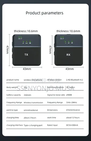 Sx31 Wireless Microphone - 3-in-1 Multi-Functional Mic