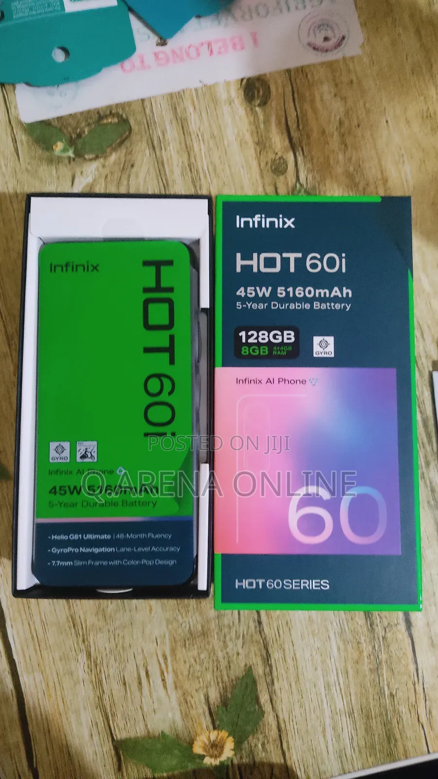 New Infinix Hot 60i 128 GB Black