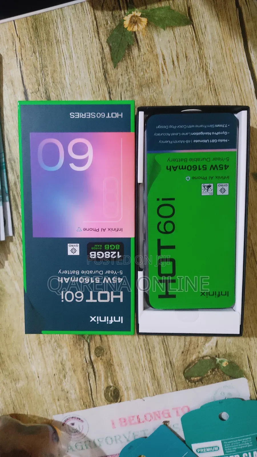 New Infinix Hot 60i 128 GB Black