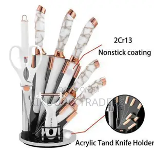 Marble Kitchen Knife Set