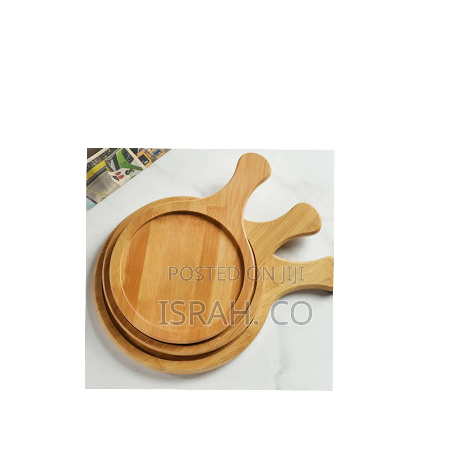 Wooden Pizza Plate.