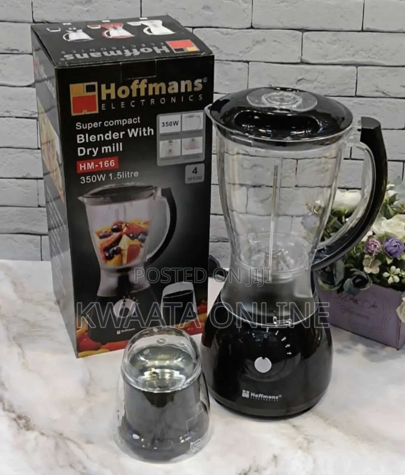 Hoffmans Original Blender 4 Speed Melamine Jar 1.5l