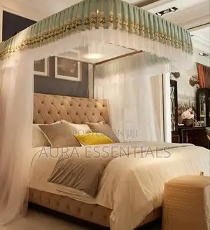 Rail Mosquito Net , U-Shaped Rail Bed Curtains 5by6 6by6