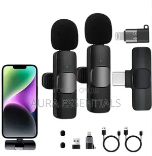 Wireless Microphone Compatible With Android and iPhone