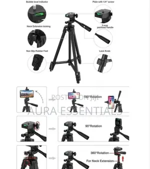 Yunfeng-3388 Professional Foldable Heavy Duty Tripod