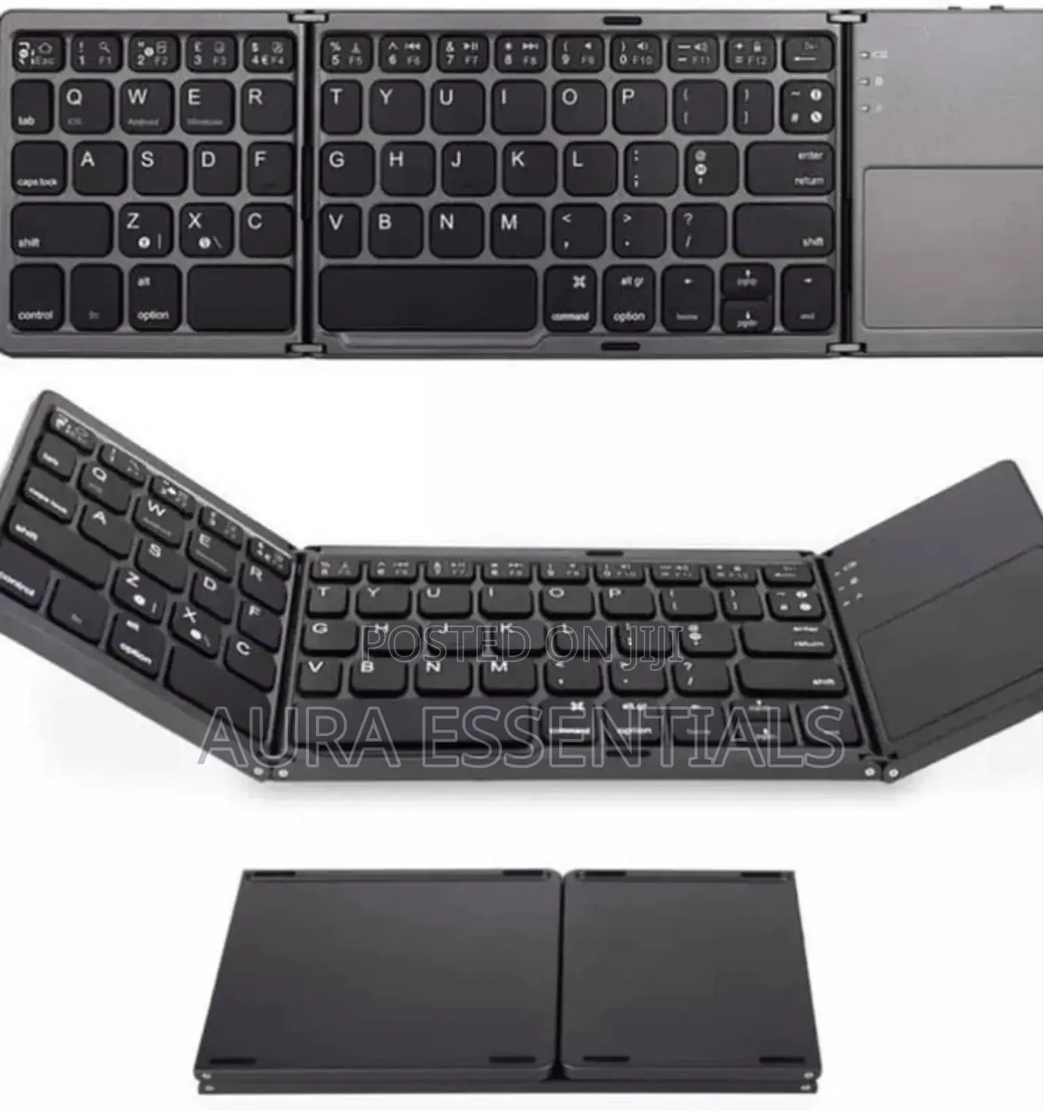 Unique Foldable Wireless Bluetooth Keyboard With Touchpad