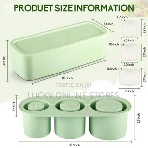 Silicone Ice Cube Tray With Lid