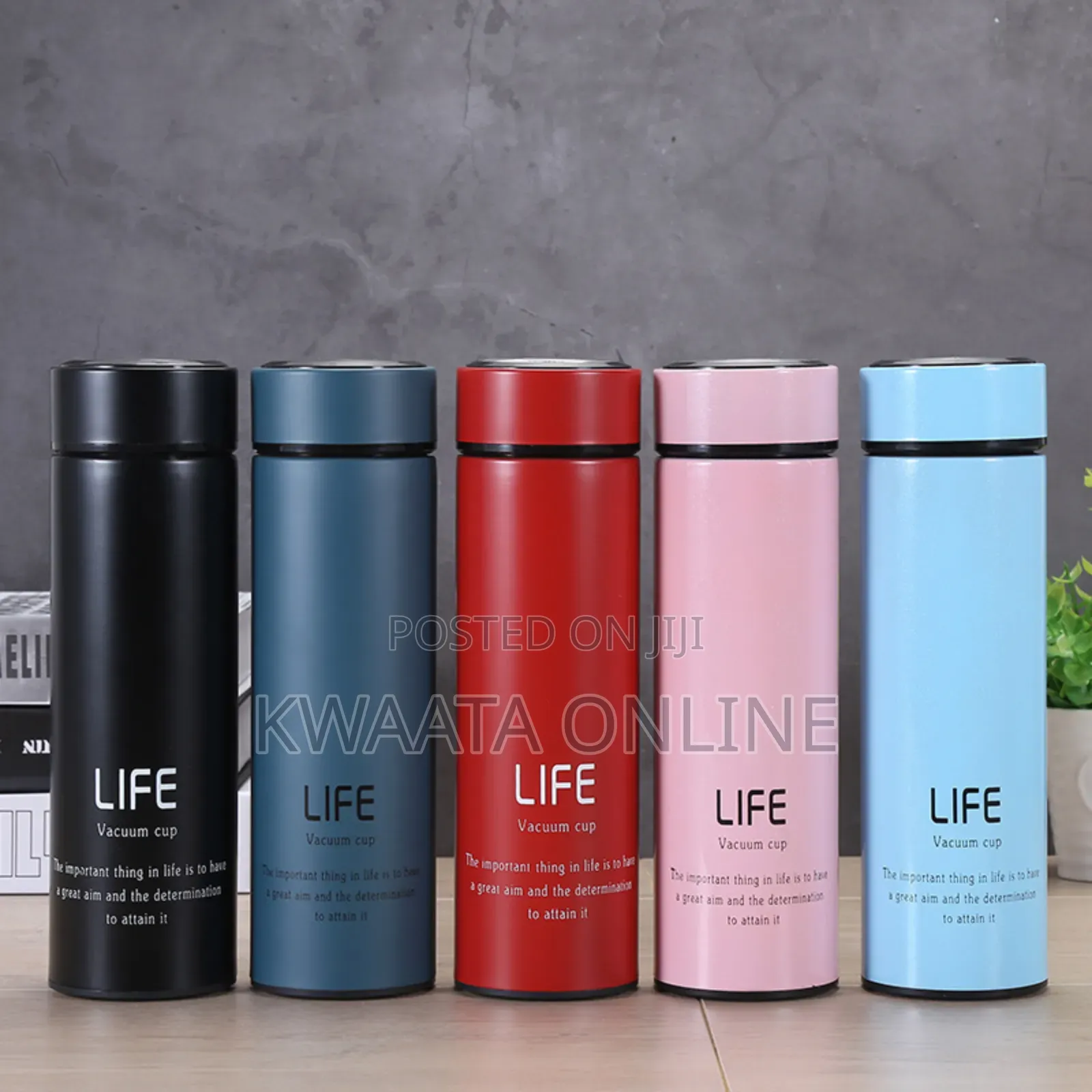 500ml Stainless Steel Thermal Water Bottle Vacuum Flask Cup