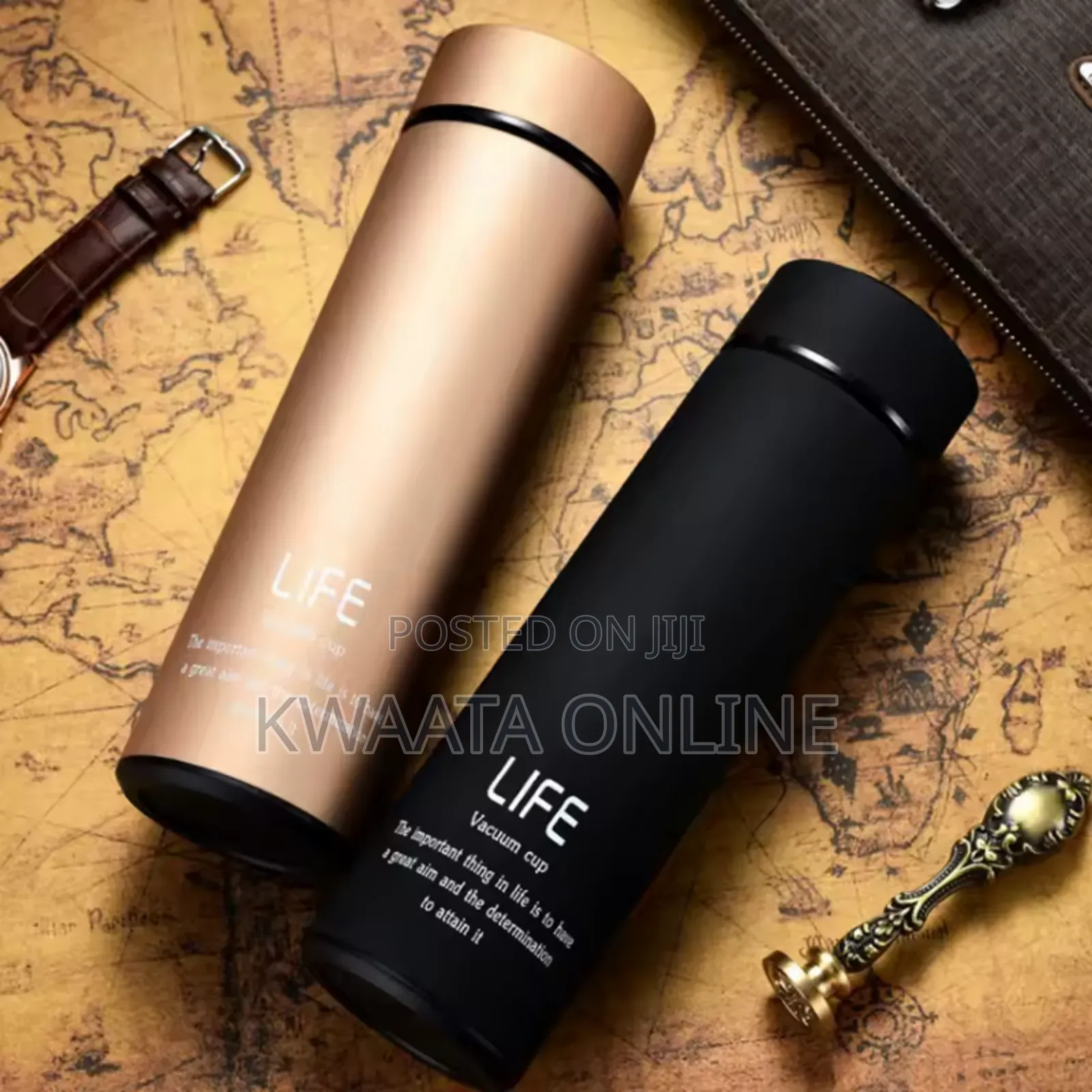 500ml Stainless Steel Thermal Water Bottle Vacuum Flask Cup