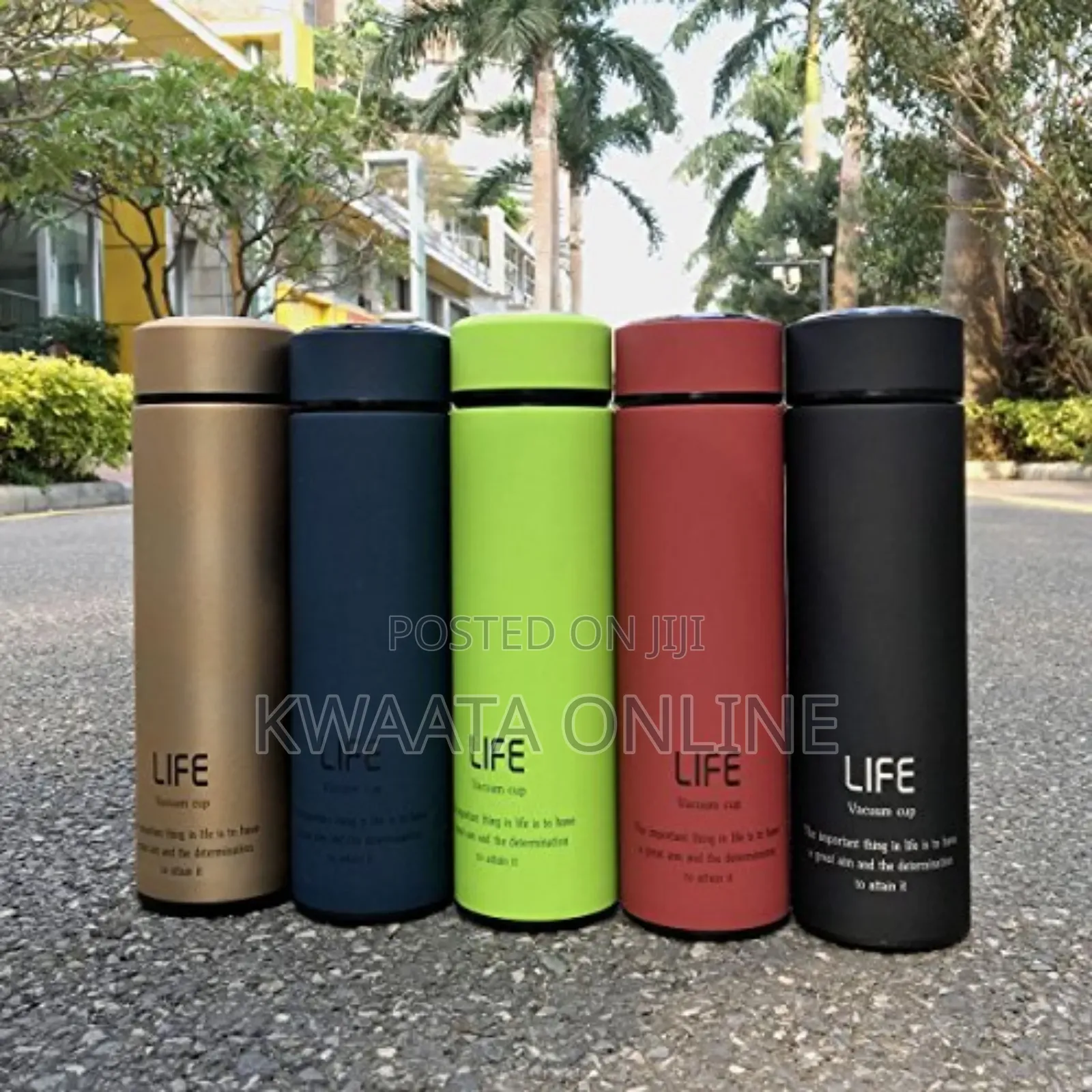 500ml Stainless Steel Thermal Water Bottle Vacuum Flask Cup