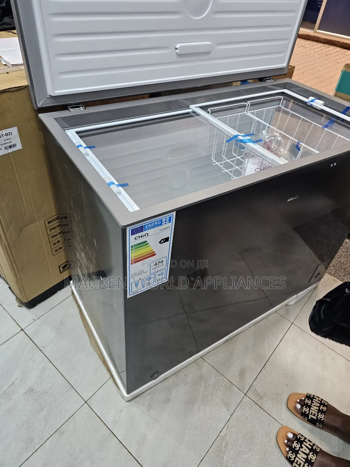 Chiq 330l Chest Freezer Gray (3yrs Wrty)