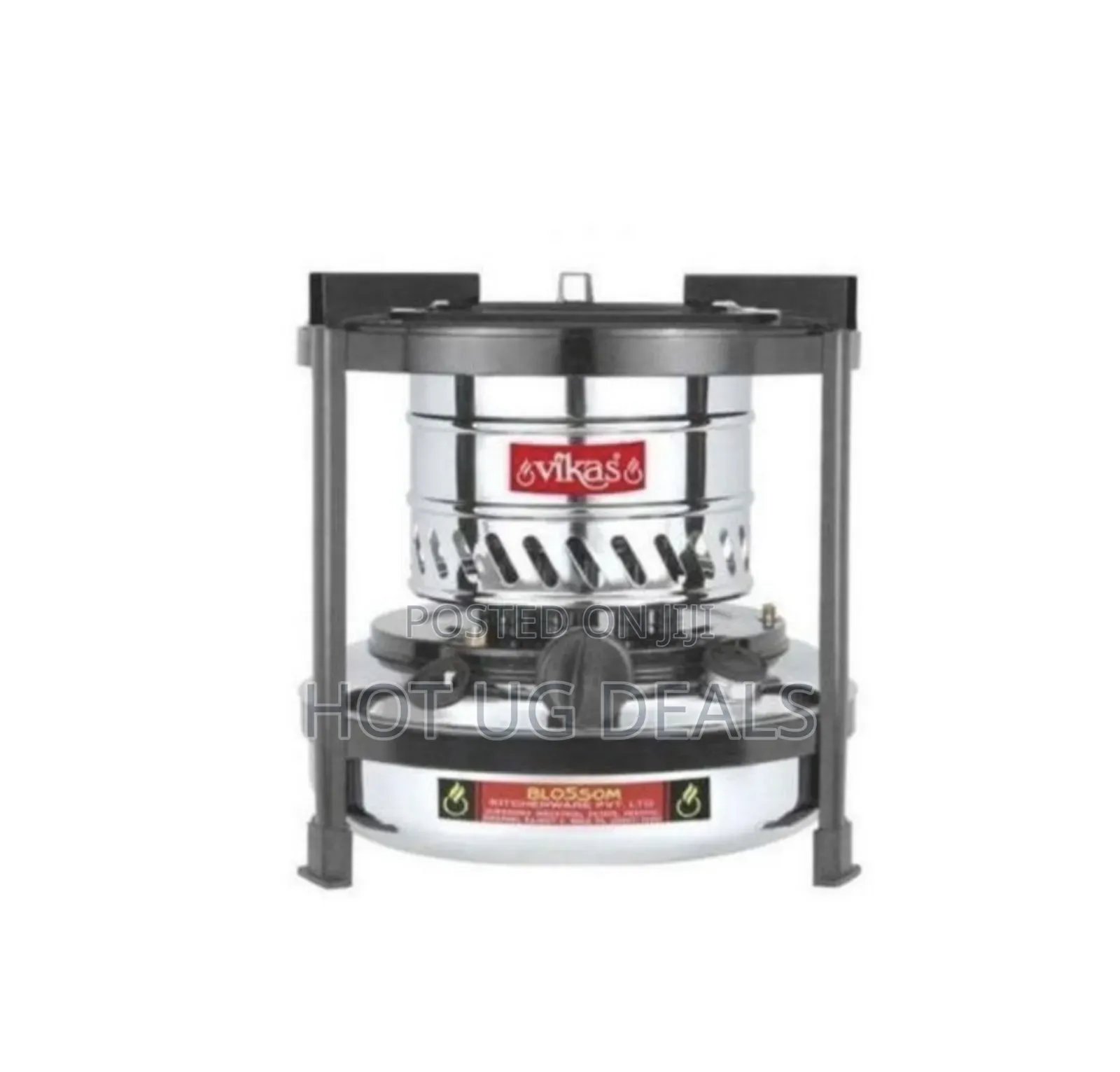 Vikas Mini Wick Stove- 2 Litres - Silver,Black