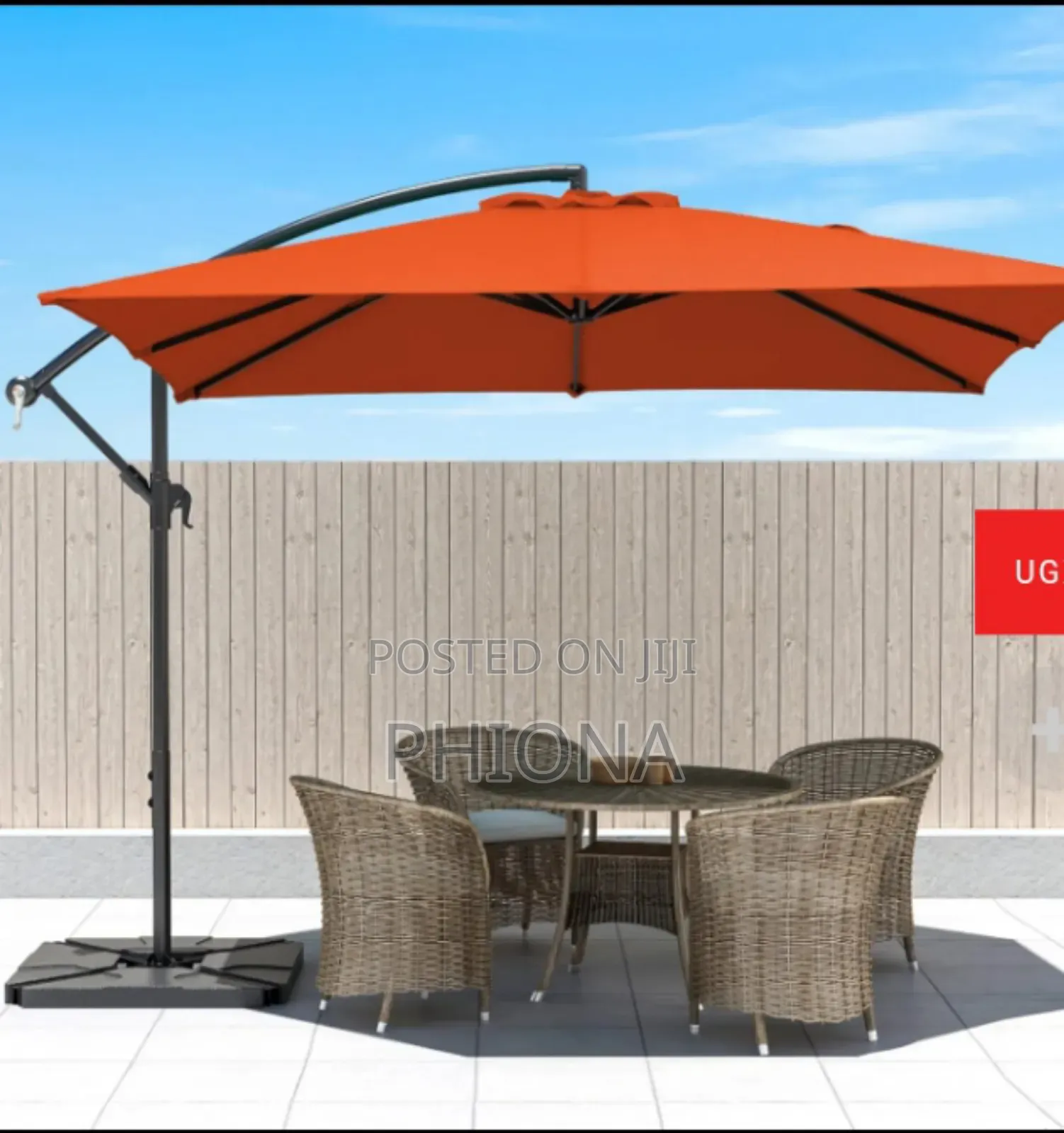 Sun Shade Umbrella With Crack Handle