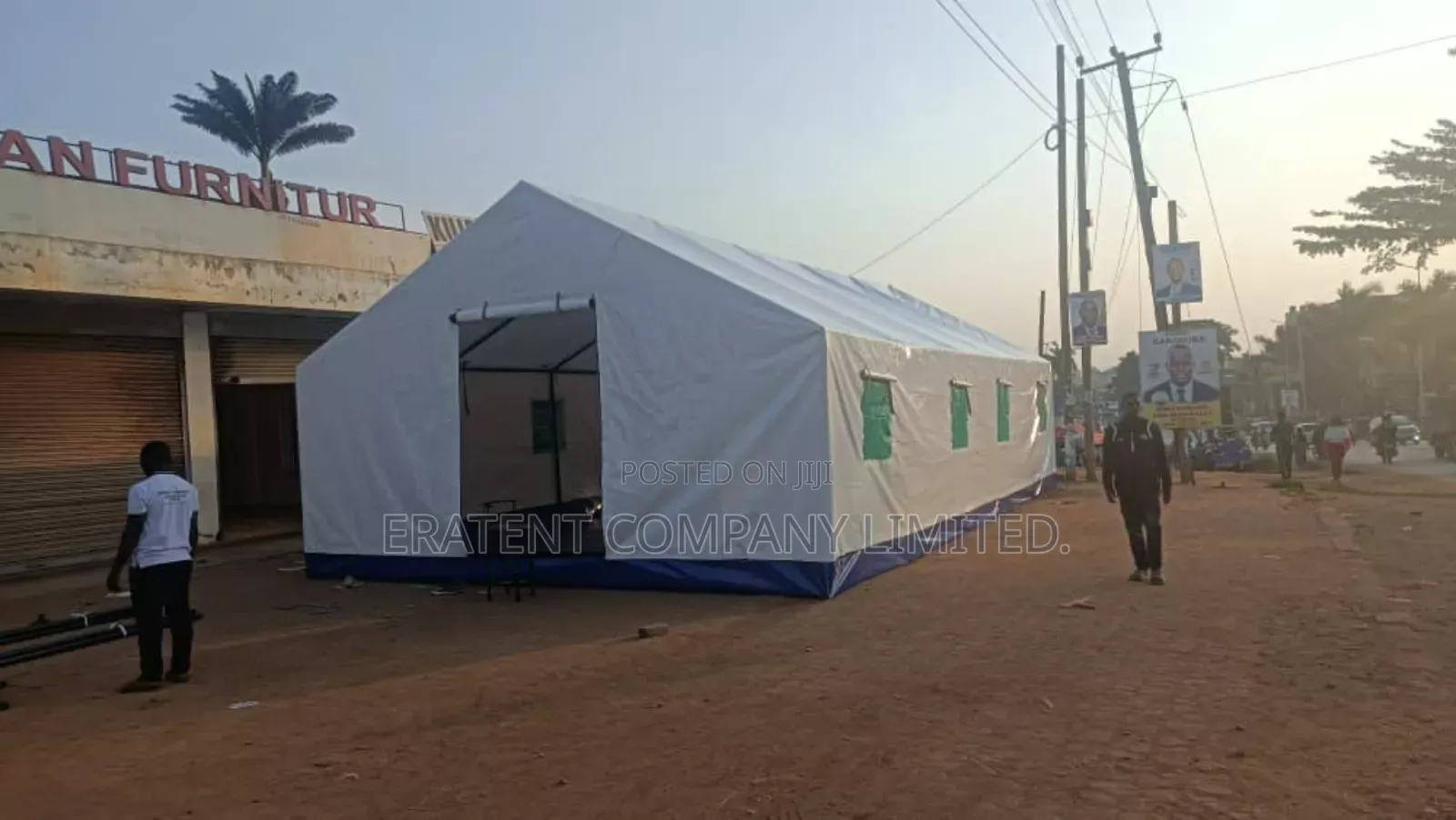 50 Man PVC Camping Tent 6mx15m