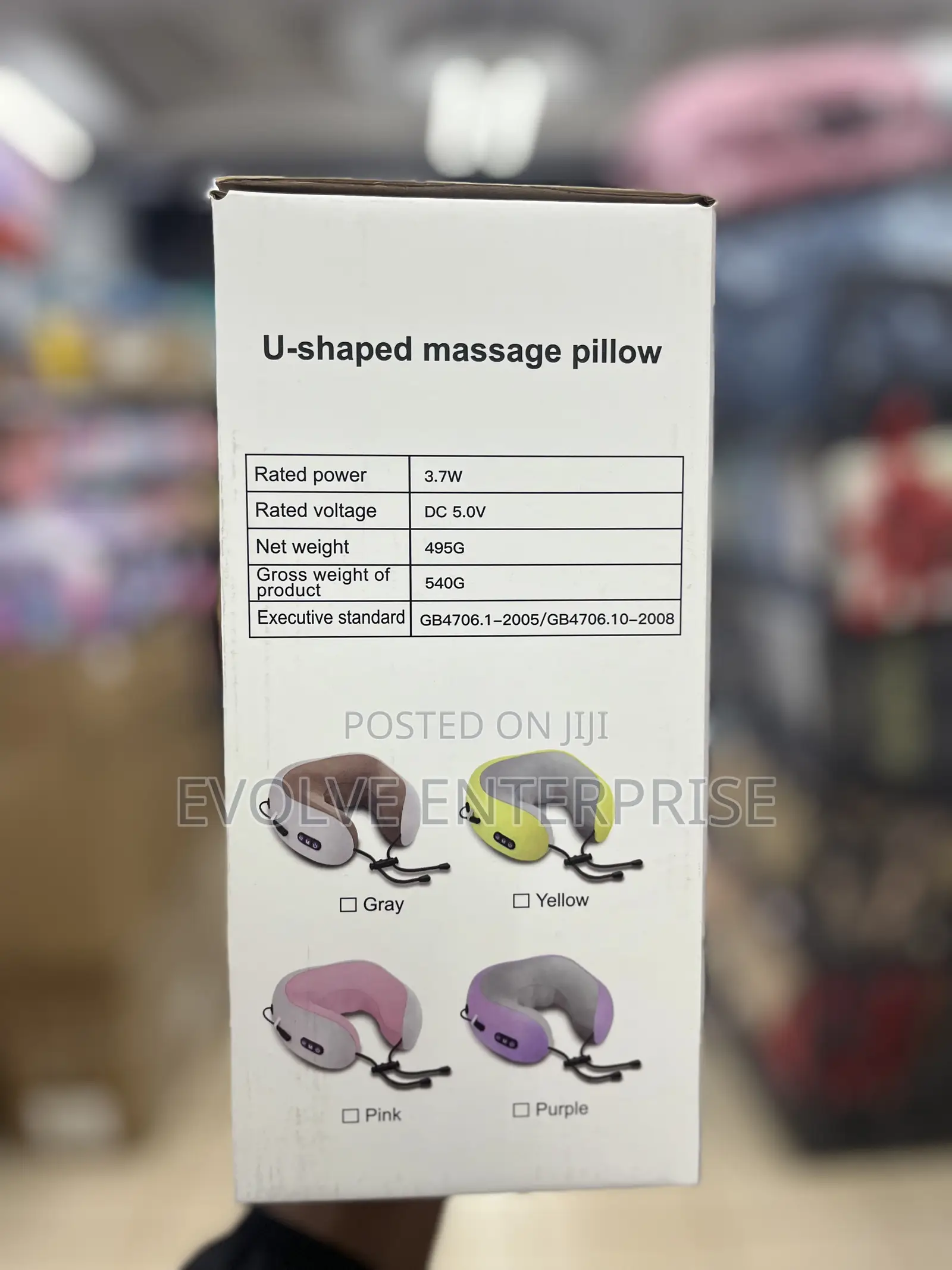 Rechargeable Neck Massager U Shaped Pillow