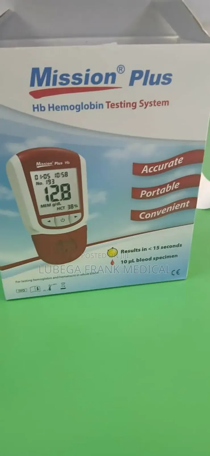Hb Hemoglobin Mission Plus Testing System