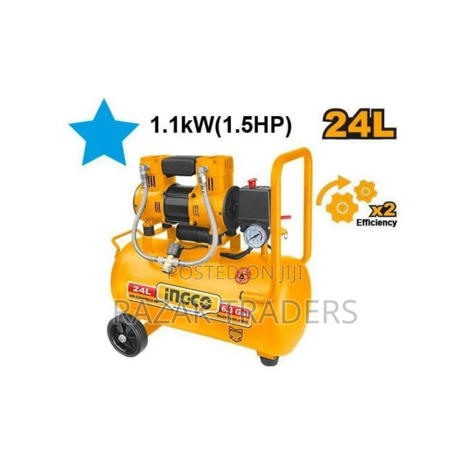 Ingco Air Compressor – Ac20248 /24l