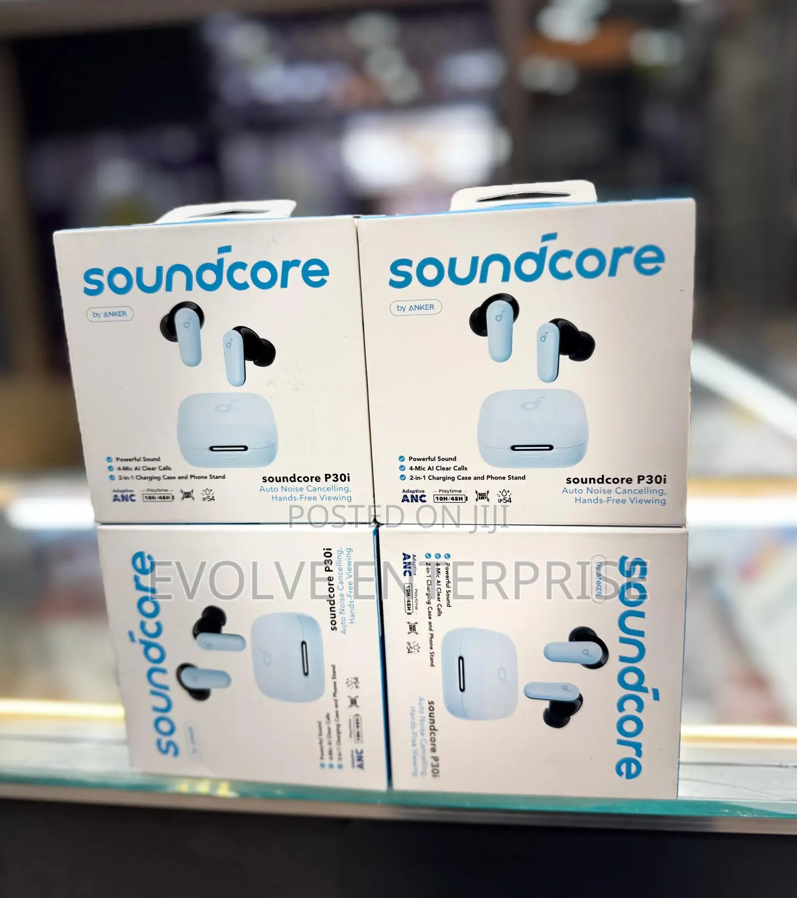 Soundcore P30i Noise Cancelling Earbuds 45h Playtimes