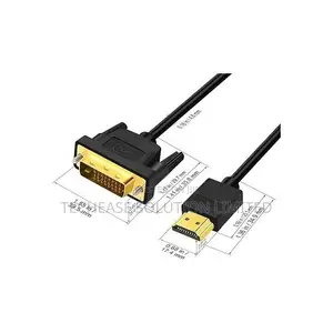 Hdmi to Dvi Adapter Cable – 2-Way High-Speed 1.5m