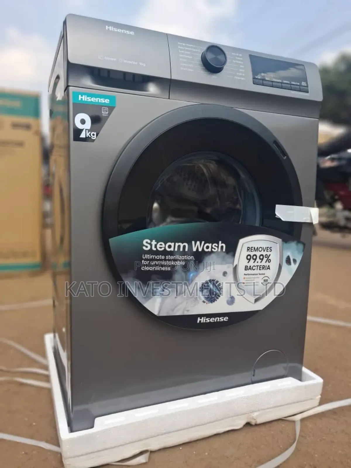 9kg Hisense Gray Washing Machine