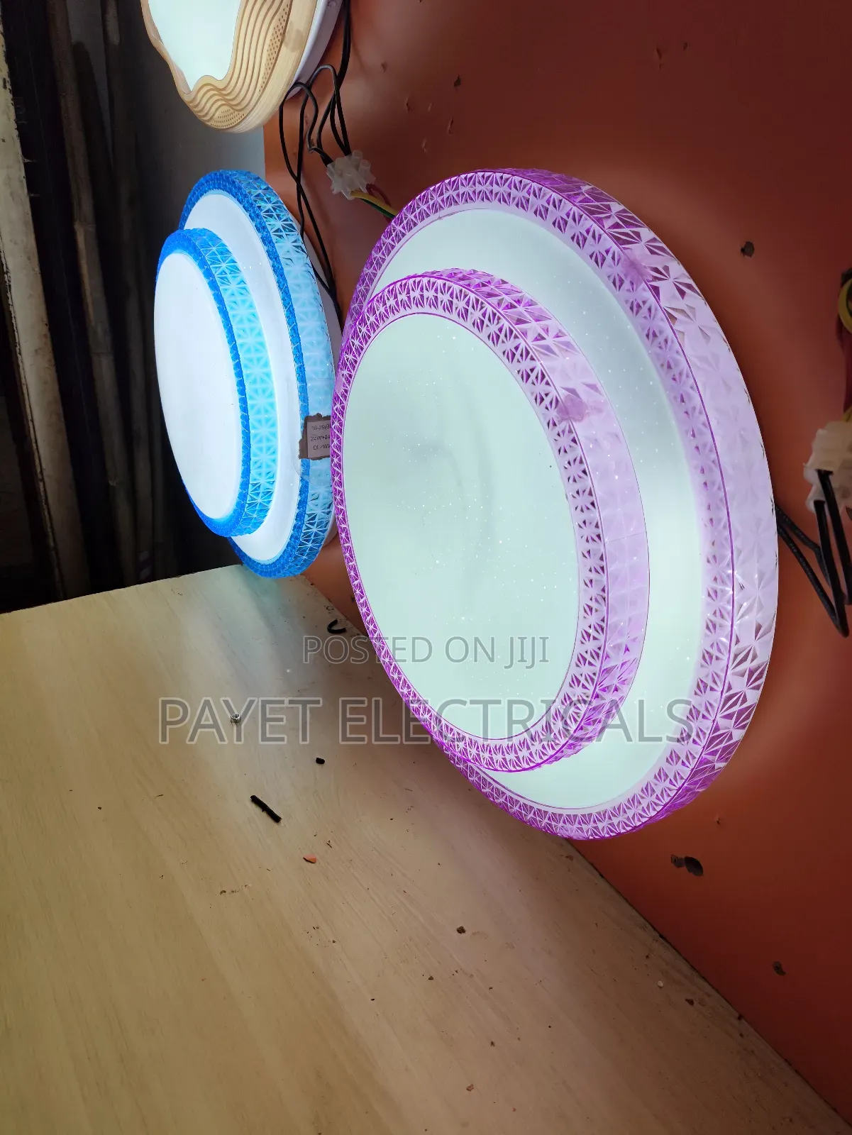 Pink Design Led Ceiling Light