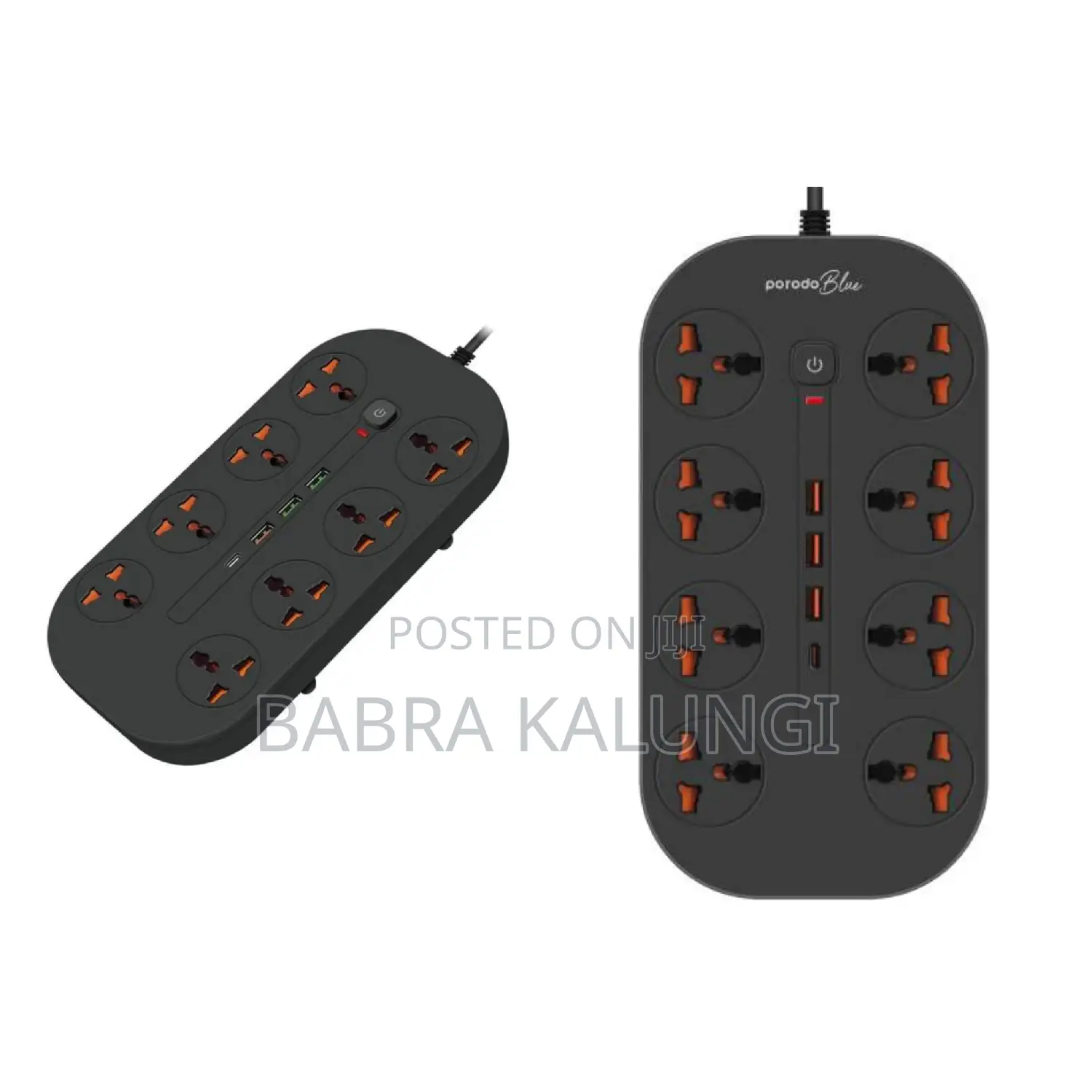 Porodo Blue 8 Ac Power Strip