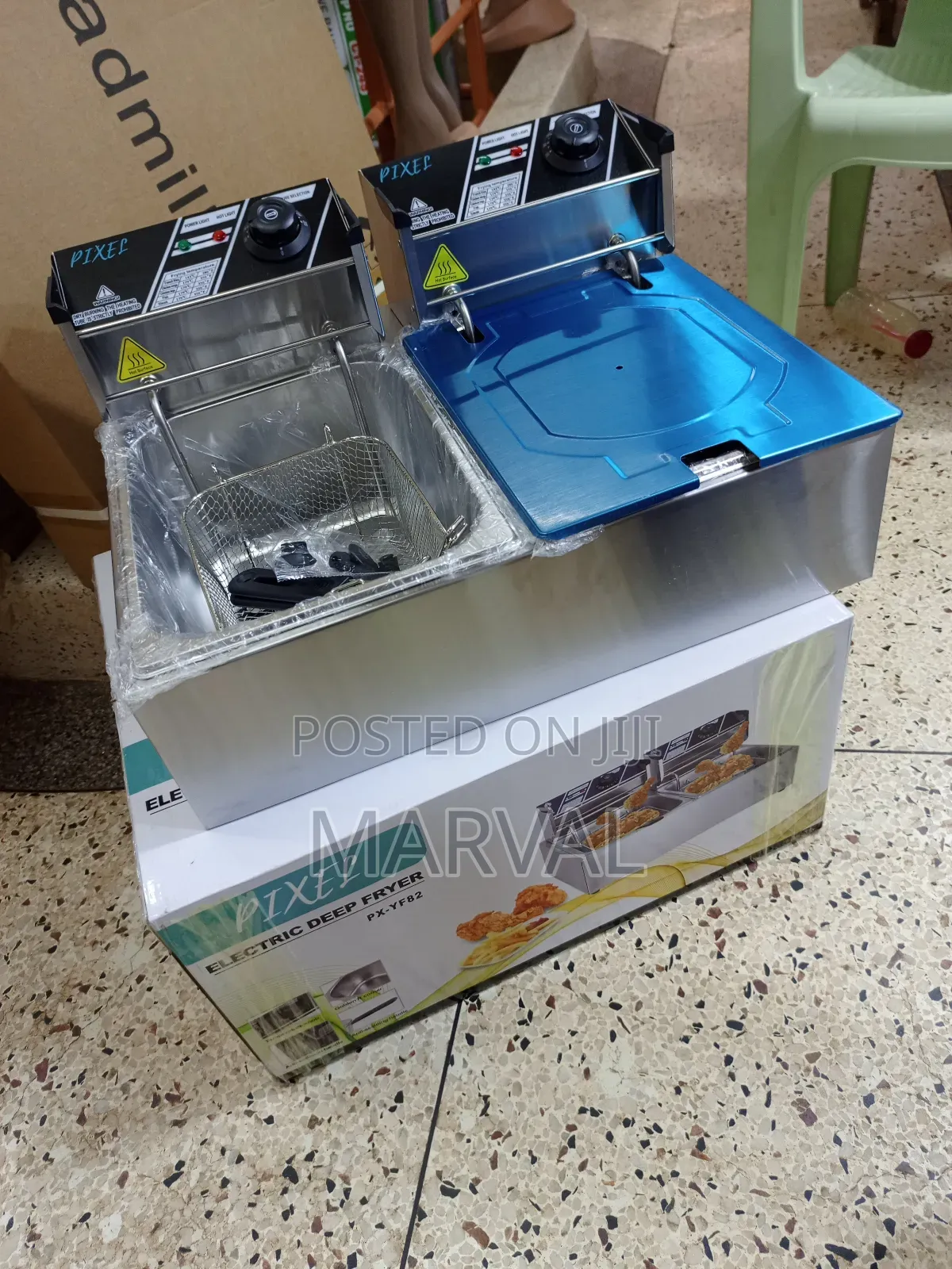 Pixel Double Deep Fryer