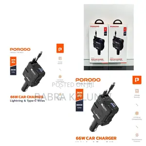 Portable Porodo Car Charger