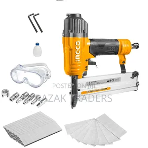 Ingco Air Nail Gun, Brad Nailer, Ga18, Big Capticaty, 4