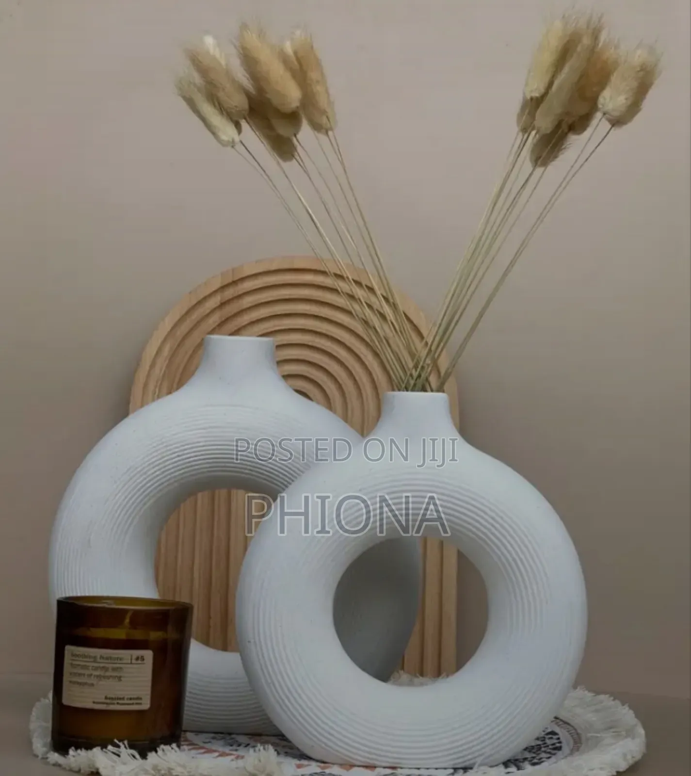 Vase Set Candle,Mat Scented Candles