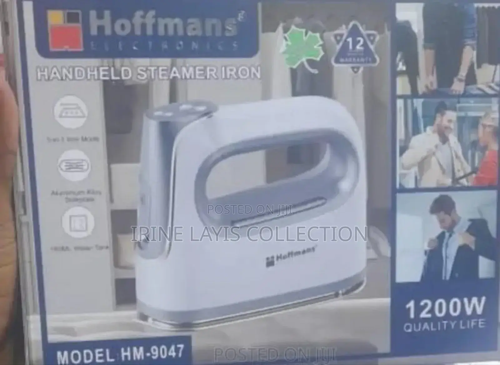 Hoofman Handheld Steamer Iron