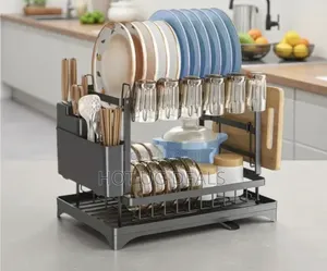 2-tier Dish Drying Rack Drainer