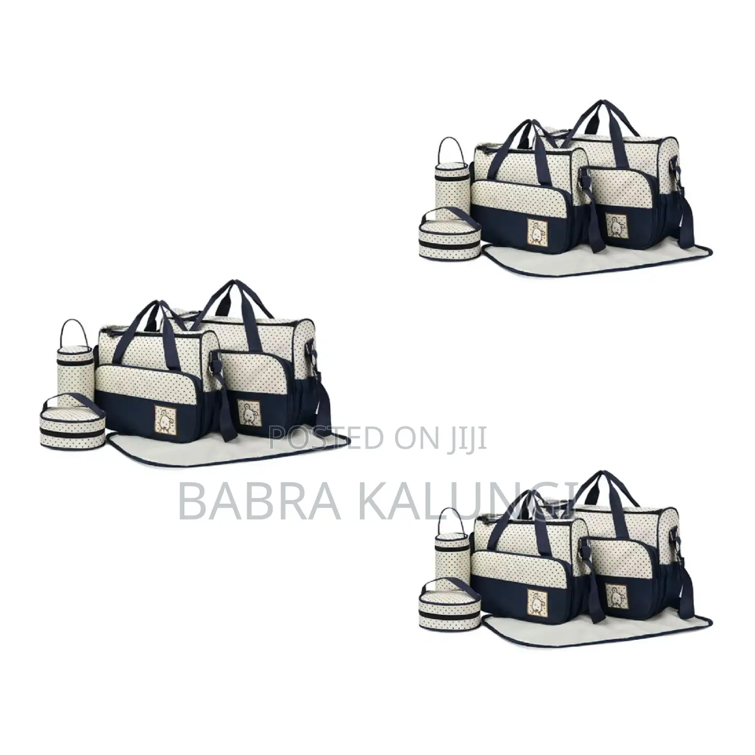 Fashionable 5 in 1 Baby Diaper Bag