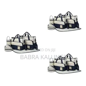 Fashionable 5 in 1 Baby Diaper Bag