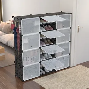 3 Column Portable Shoe Rack Storage Cabinet Organizer