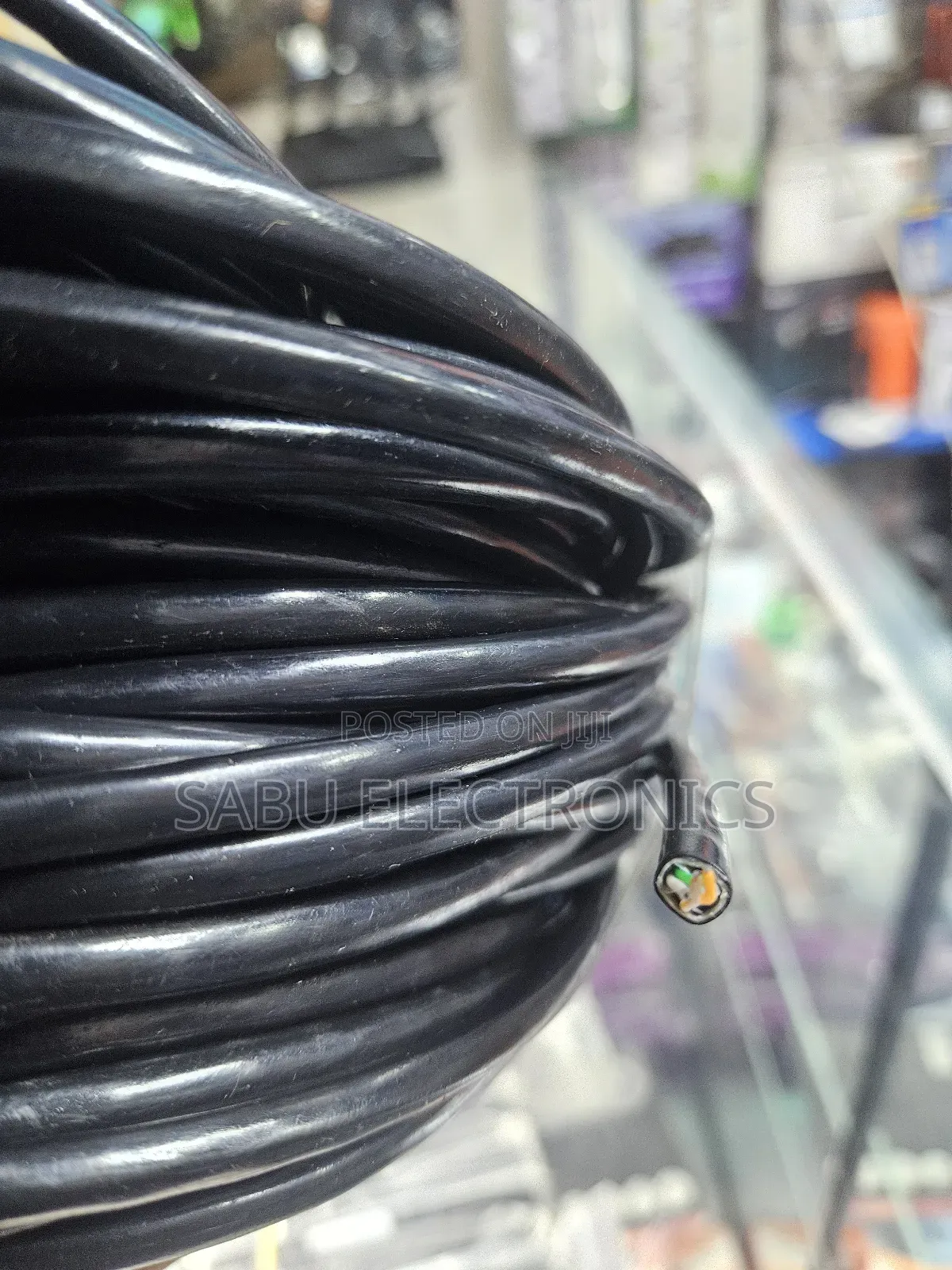 Outdoor Ethernet Lan Cable Heavyduty Cat6 (1,500/= Per Meter